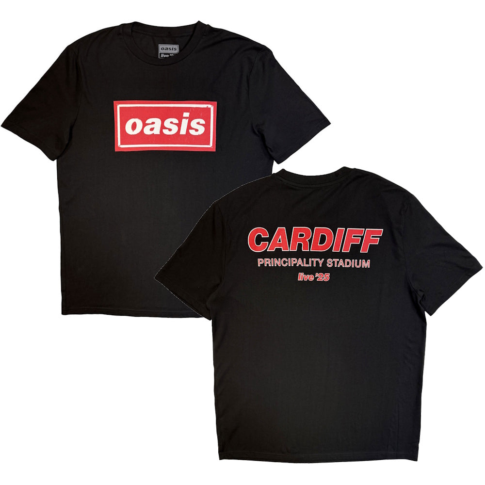OASIS - (映画「オアシス:ドント・ルック・バック・イン・アンガー」公開 ) - Cardiff City Pop Up / バックプリントあり / ツアー会場限定